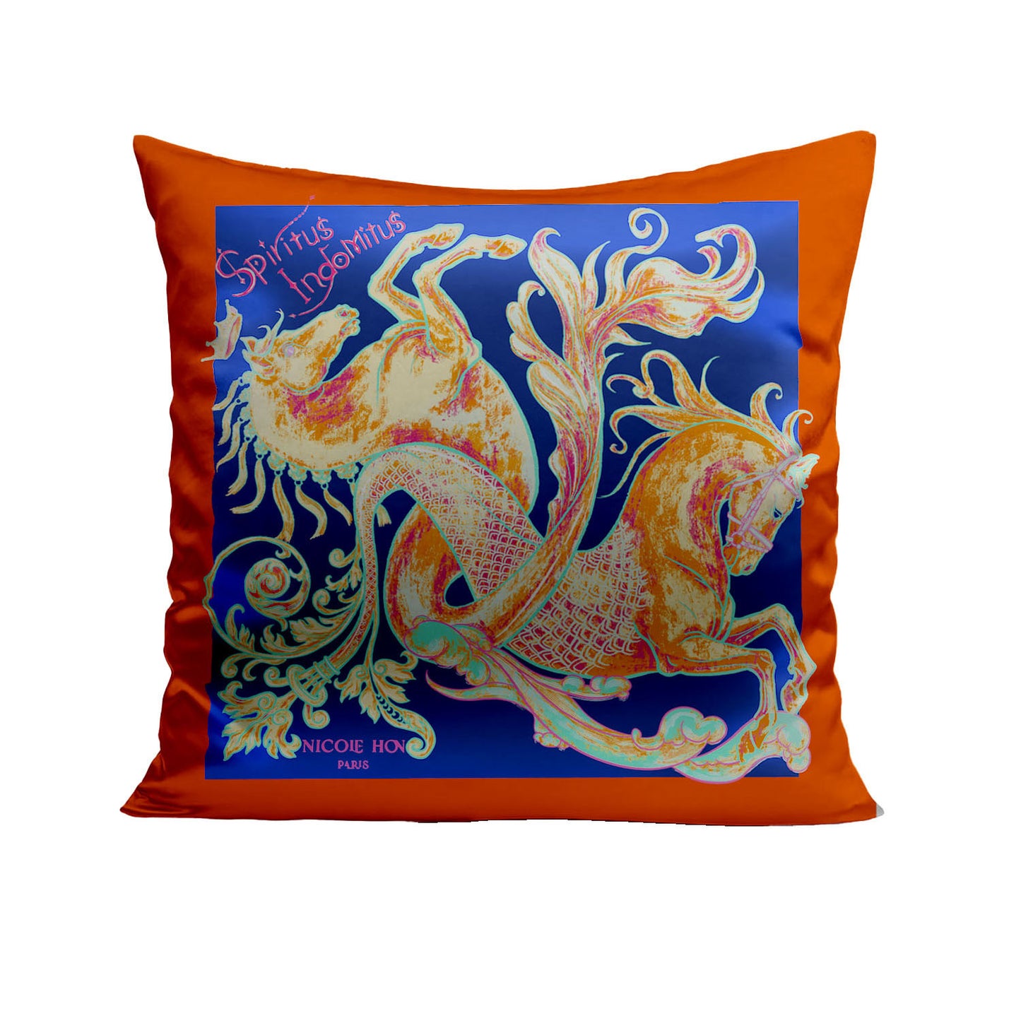 Chevaux Marins Cushion Cover