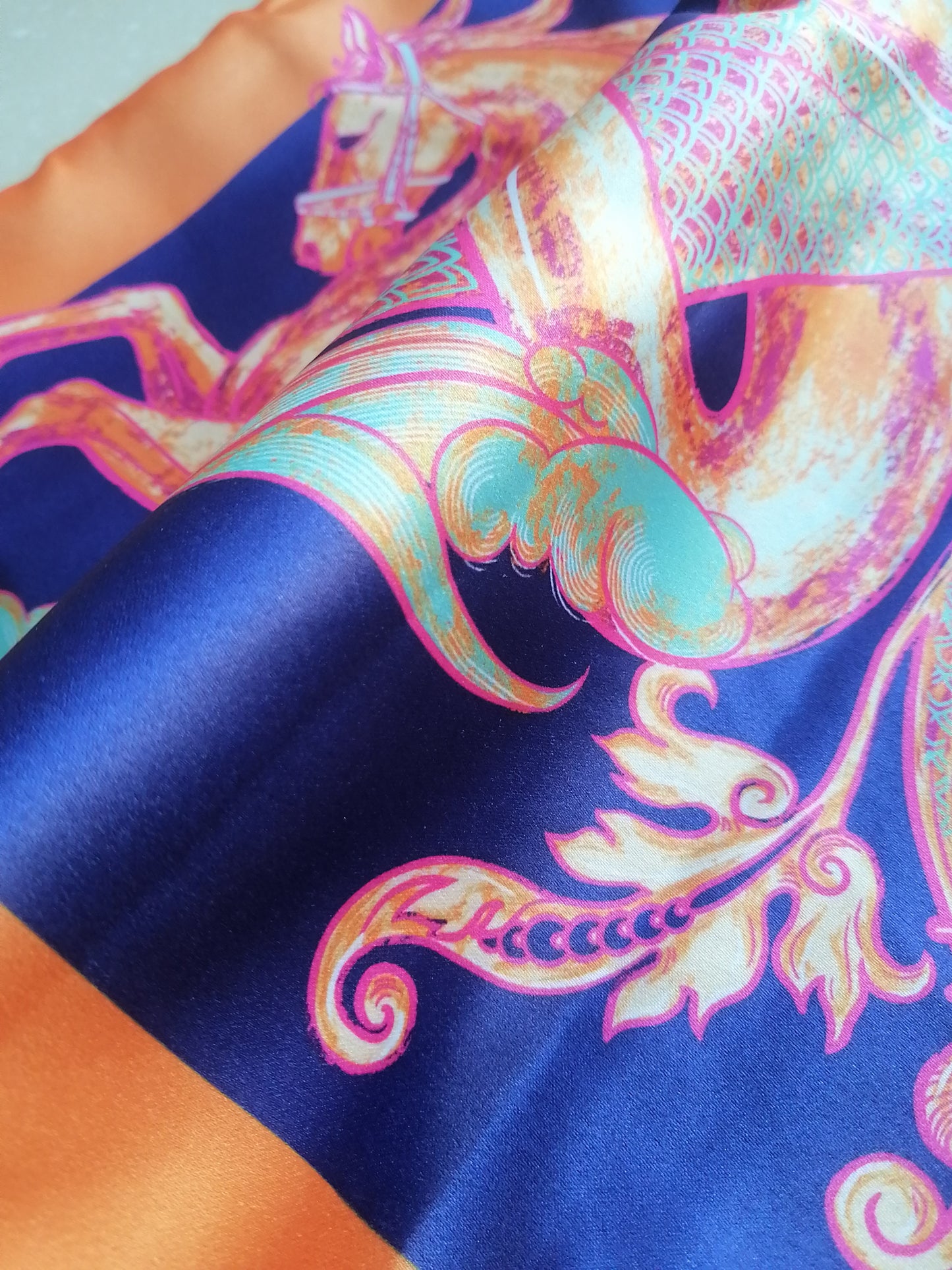 Chevaux Marins Cushion Cover