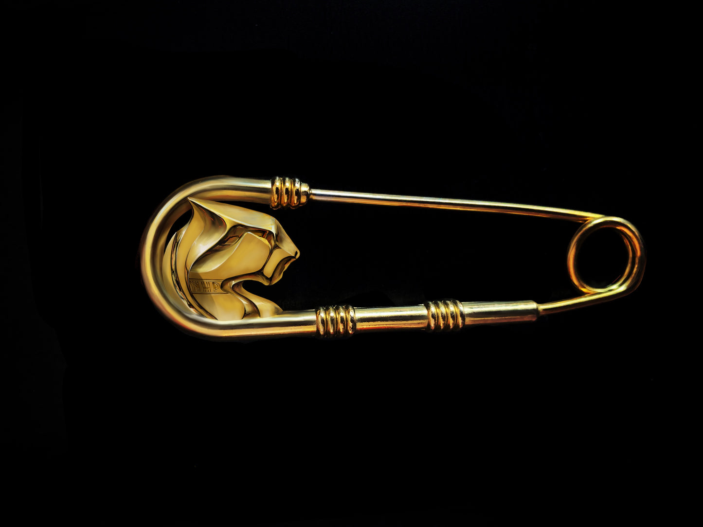 Leopard Pin Vintage Head Pin