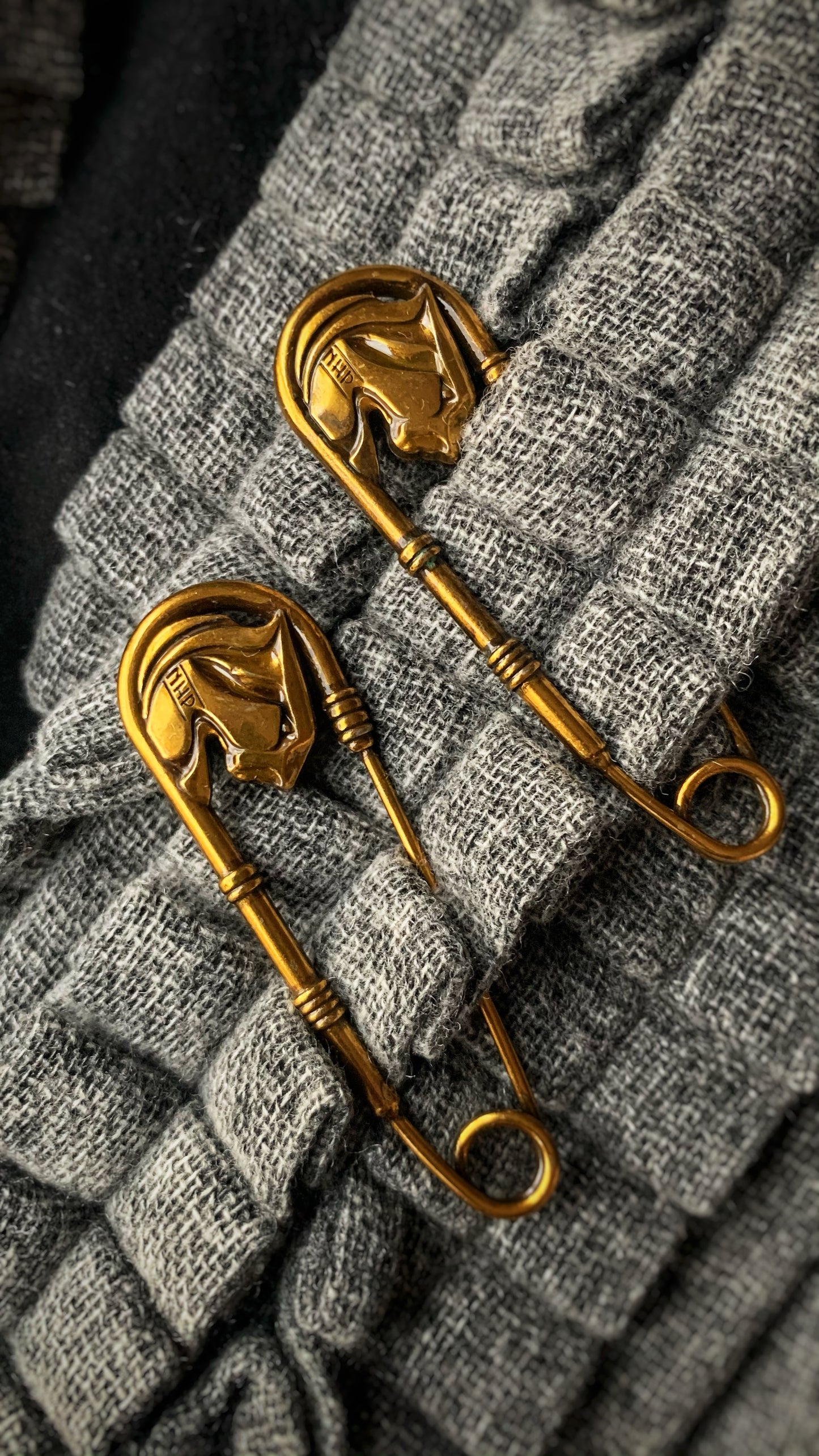 Leopard Pin Vintage Head Pin